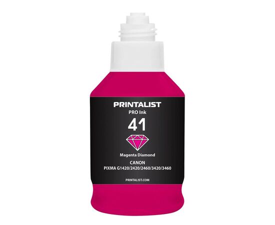 Чернила Printalist Canon GI-41 для Pixma G2420/3420 190г Magenta (PL41M), изображение 2