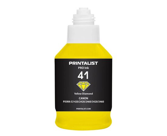 Чернила Printalist Canon GI-41 для Pixma G2420/3420 190г Yellow (PL41Y), изображение 2 Чернила Printalist Canon GI-41 для Pixma G2420/3420 190г Yellow (PL41Y), изображение 2