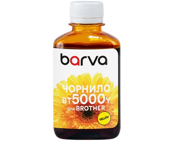 Чорнило Barva Brother BT5000 180 мл Y (BBT5000Y-756)