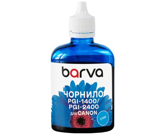 Чернила Barva Canon PGI-1400/PGI-2400 100 мл, C Pigm. (C1400-925)