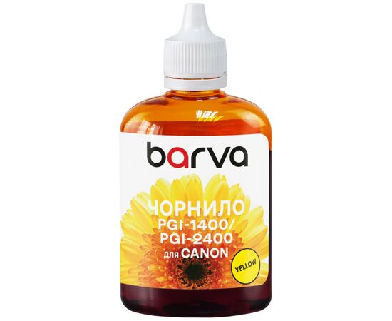 Чернила Barva Canon PGI-1400/PGI-2400 100 мл, Y Pigm. (C1400-927)