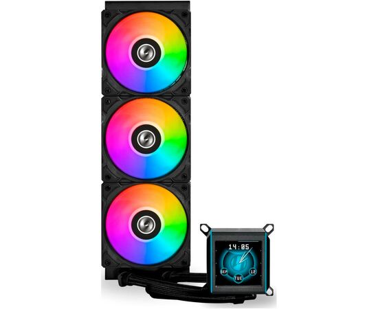 Система водяного охолодження Lian Li Galahad II LCD, 360 Black (G89.GA2ALCD36B.00), зображення 2 Система водяного охолодження Lian Li Galahad II LCD, 360 Black (G89.GA2ALCD36B.00), зображення 2