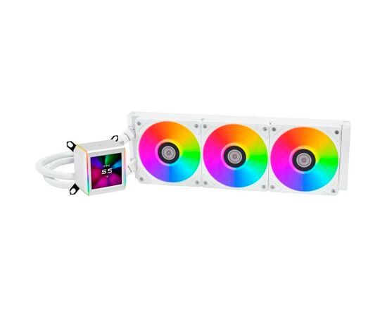 Система водяного охлаждения Lian Li Galahad II LCD, 360 White (G89.GA2ALCD36W.00)