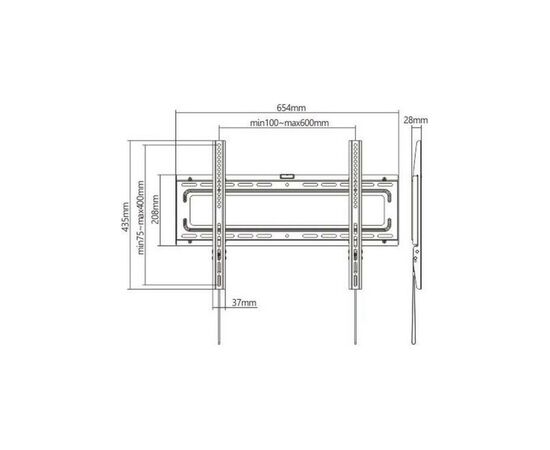 Кронштейн HiSmart HS081270, изображение 2 Кронштейн HiSmart HS081270, изображение 2