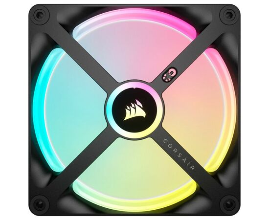 Кулер для корпуса Corsair iCUE Link QX140 RGB PWM PC Fans Starter Kit with iCUE LINK System Hub (CO-9051004-WW), изображение 3 Кулер для корпуса Corsair iCUE Link QX140 RGB PWM PC Fans Starter Kit with iCUE LINK System Hub (CO-9051004-WW), изображение 3