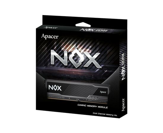 Модуль пам'яті для комп'ютера DDR4 16GB (2x8GB) 2666 MHz NOX Apacer (AH4U16G26C08YMBAA-2), зображення 5 Модуль пам'яті для комп'ютера DDR4 16GB (2x8GB) 2666 MHz NOX Apacer (AH4U16G26C08YMBAA-2), зображення 5