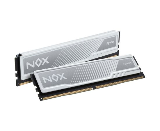 Модуль памяти для компьютера DDR4 16GB (2x8GB) 2666 MHz NOX White Apacer (AH4U16G26C08YMWAA-2), изображение 2 Модуль памяти для компьютера DDR4 16GB (2x8GB) 2666 MHz NOX White Apacer (AH4U16G26C08YMWAA-2), изображение 2