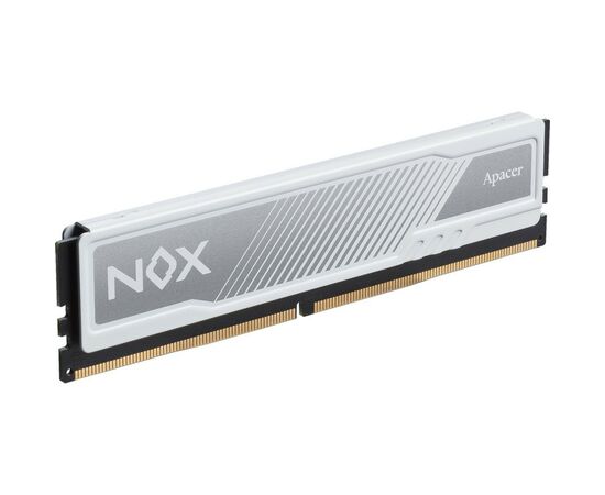 Модуль памяти для компьютера DDR4 8GB 2666 MHz NOX White Apacer (AH4U08G26C08YMWAA-1), изображение 2 Модуль памяти для компьютера DDR4 8GB 2666 MHz NOX White Apacer (AH4U08G26C08YMWAA-1), изображение 2