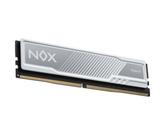 Модуль пам'яті для комп'ютера DDR4 8GB 3200 MHz NOX White Apacer (AH4U08G32C28YMWAA-1), зображення 3 Модуль пам'яті для комп'ютера DDR4 8GB 3200 MHz NOX White Apacer (AH4U08G32C28YMWAA-1), зображення 3