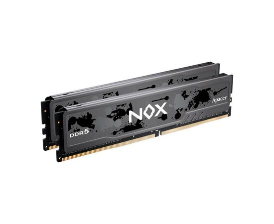 Модуль памяти для компьютера DDR5 32GB (2x16GB) 5200 MHz NOX Apacer (AH5U32G52C522MBAA-2), изображение 2 Модуль памяти для компьютера DDR5 32GB (2x16GB) 5200 MHz NOX Apacer (AH5U32G52C522MBAA-2), изображение 2