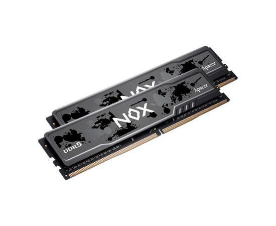 Модуль памяти для компьютера DDR5 32GB (2x16GB) 5200 MHz NOX Apacer (AH5U32G52C522MBAA-2), изображение 3 Модуль памяти для компьютера DDR5 32GB (2x16GB) 5200 MHz NOX Apacer (AH5U32G52C522MBAA-2), изображение 3