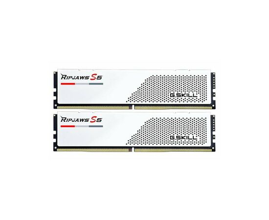 Модуль пам'яті для комп'ютера DDR5 32GB (2x16GB) 5600 MHz Ripjaws S5 White G.Skill (F5-5600J3636C16GX2-RS5W)