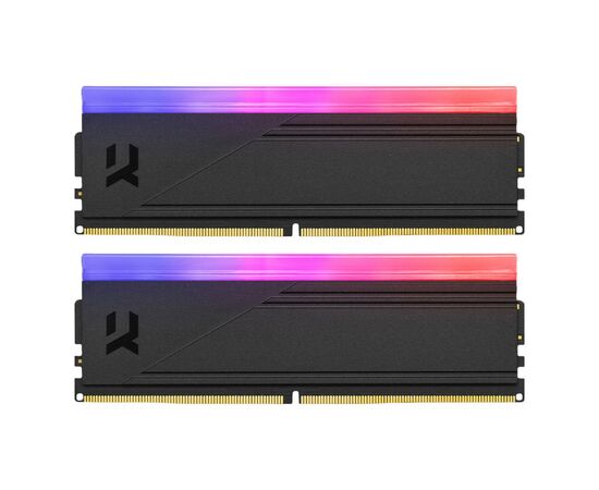 Модуль памяти для компьютера DDR5 64GB (2x32GB) 6400 MHz IRDM RGB Black Goodram (IRG-64D5L32/64GDC)