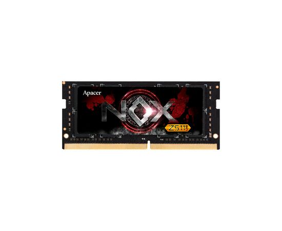 Модуль пам'яті для ноутбука SoDIMM DDR4 16GB 3200 MHz NOX Black Apacer (A4S16G32CLYBDAA-1)