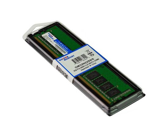 Модуль пам'яті для комп'ютера DDR4 8GB 3200 MHz Golden Memory (GM32N22S8/8), зображення 2 Модуль пам'яті для комп'ютера DDR4 8GB 3200 MHz Golden Memory (GM32N22S8/8), зображення 2