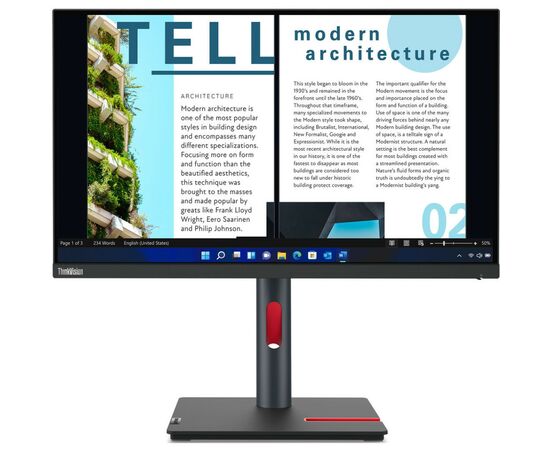 Монитор Lenovo P24q-30 (63B4GAT6UA), изображение 9 Монитор Lenovo P24q-30 (63B4GAT6UA), изображение 9