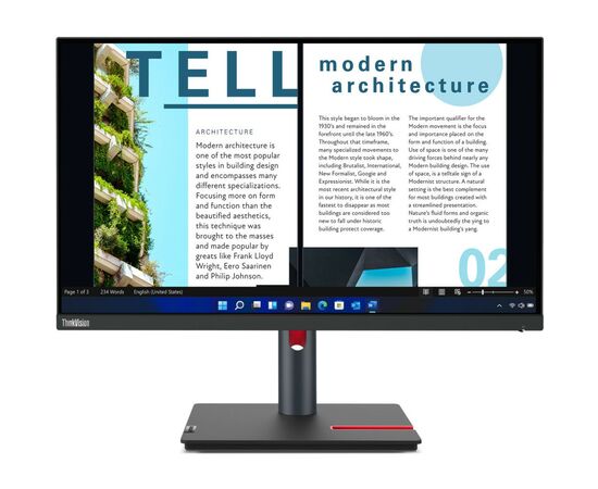Монитор Lenovo P24q-30 (63B4GAT6UA)