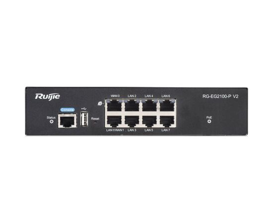 Маршрутизатор Ruijie Networks RG-EG2100-P v2, зображення 4 Маршрутизатор Ruijie Networks RG-EG2100-P v2, зображення 4