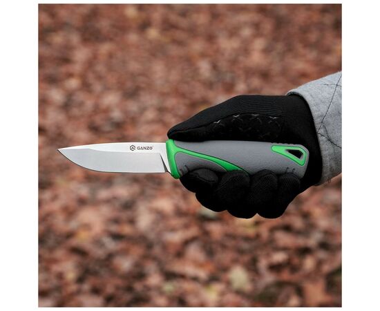 Нож Ganzo G807-GY Сірий з ножнами (G807GY), изображение 11 Нож Ganzo G807-GY Сірий з ножнами (G807GY), изображение 11