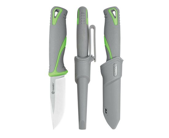 Нож Ganzo G807-GY Сірий з ножнами (G807GY), изображение 5 Нож Ganzo G807-GY Сірий з ножнами (G807GY), изображение 5