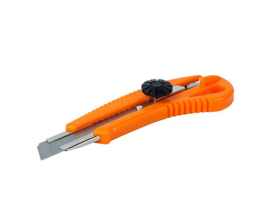 Нож монтажный Sigma пластиковый корпус, лезвие 18мм, винтовой замок (8213031), изображение 2