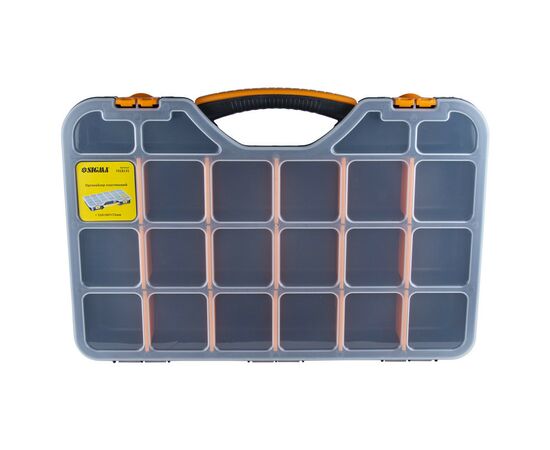 Ящик для инструментов Sigma органайзер пластиковый 510x347x71мм (7418131), изображение 4 Ящик для инструментов Sigma органайзер пластиковый 510x347x71мм (7418131), изображение 4