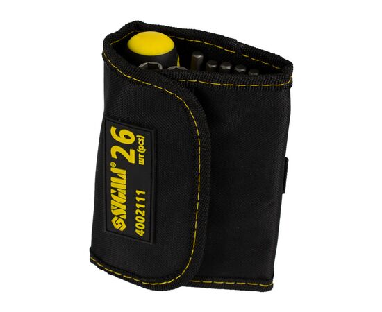 Викрутка Sigma з бітами 18шт + насадки торцеві 6шт CrV (4002111), зображення 4 Викрутка Sigma з бітами 18шт + насадки торцеві 6шт CrV (4002111), зображення 4