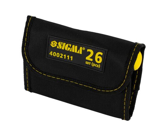 Викрутка Sigma з бітами 18шт + насадки торцеві 6шт CrV (4002111), зображення 5 Викрутка Sigma з бітами 18шт + насадки торцеві 6шт CrV (4002111), зображення 5