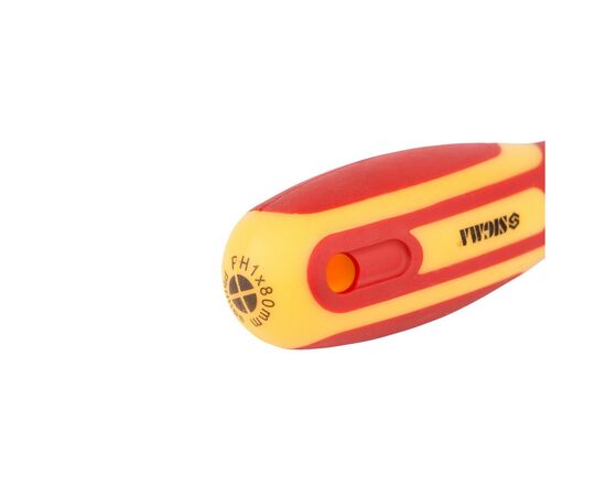 Отвертка Sigma диэлектрическая крестовая PH1x80мм 1000В CrV (4008141), изображение 5 Отвертка Sigma диэлектрическая крестовая PH1x80мм 1000В CrV (4008141), изображение 5