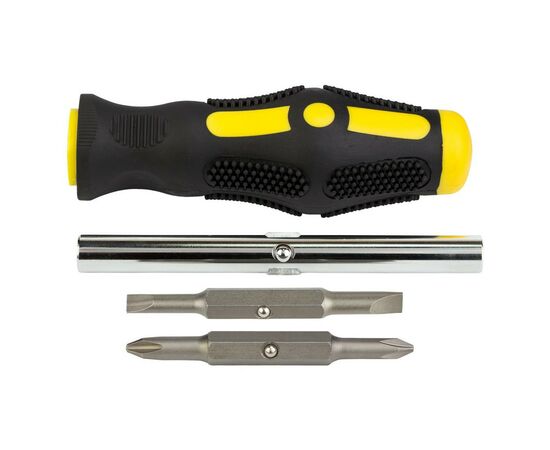 Отвертка Sigma с двухсторонними битами 4в1 + адаптер CrV (4002171), изображение 8 Отвертка Sigma с двухсторонними битами 4в1 + адаптер CrV (4002171), изображение 8