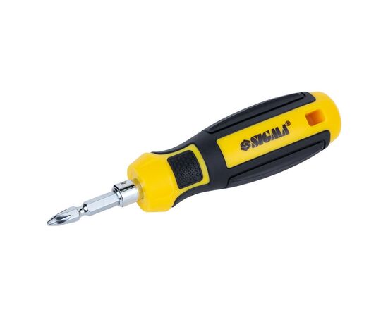 Отвертка Sigma с двухсторонними битами 6в1 + адаптер CrV Mega (4009711), изображение 5 Отвертка Sigma с двухсторонними битами 6в1 + адаптер CrV Mega (4009711), изображение 5