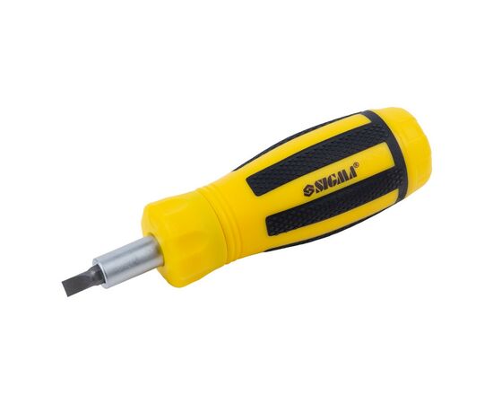 Отвертка Sigma с реверсом c битами 12шт CrV (4001831), изображение 2 Отвертка Sigma с реверсом c битами 12шт CrV (4001831), изображение 2
