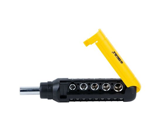 Отвертка Sigma с реверсом + насадки торцевые и биты 1/4" 13шт CrV (4001931)