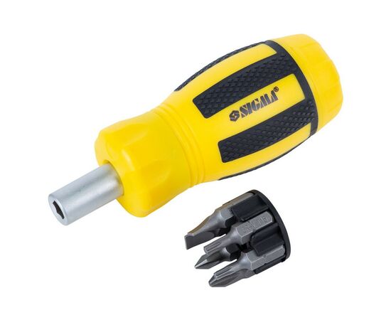 Отвертка Sigma с реверсом MINI c битами 6шт CrV (4001811), изображение 2 Отвертка Sigma с реверсом MINI c битами 6шт CrV (4001811), изображение 2