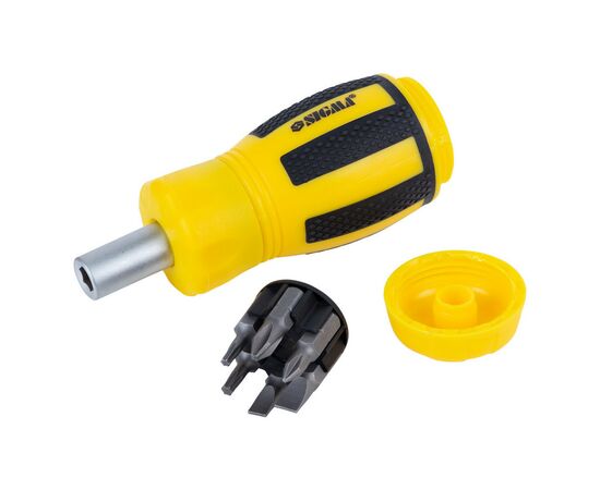 Отвертка Sigma с реверсом MINI c битами 6шт CrV (4001811), изображение 5 Отвертка Sigma с реверсом MINI c битами 6шт CrV (4001811), изображение 5