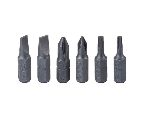 Отвертка Sigma с реверсом MINI c битами 6шт CrV (4001811), изображение 6 Отвертка Sigma с реверсом MINI c битами 6шт CrV (4001811), изображение 6