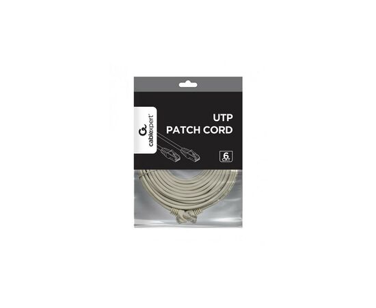 Патч-корд 15м UTP cat 6 CCA gray Cablexpert (PP6U-15M), зображення 2 Патч-корд 15м UTP cat 6 CCA gray Cablexpert (PP6U-15M), зображення 2