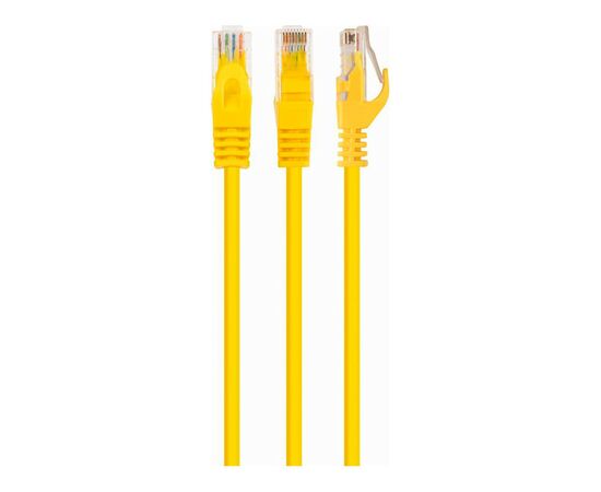 Патч-корд 5м UTP cat 6 CCA yellow Cablexpert (PP6U-5M/Y)