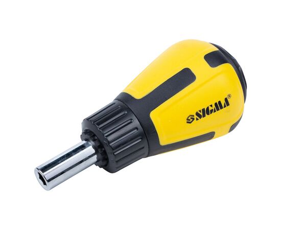 Отвертка Sigma с реверсом и двухсторонними битами 6в1 CrV (4001901), изображение 2 Отвертка Sigma с реверсом и двухсторонними битами 6в1 CrV (4001901), изображение 2