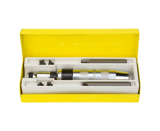 Отвертка Sigma ударно-поворотная с битами 8шт CRV (метал кейс) (4004021), изображение 2 Отвертка Sigma ударно-поворотная с битами 8шт CRV (метал кейс) (4004021), изображение 2