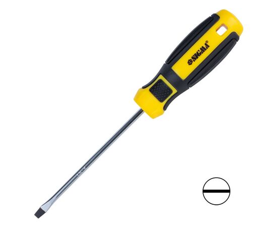 Отвертка Sigma шлицевая SL 4.0x100мм CrV Mega (4009181)