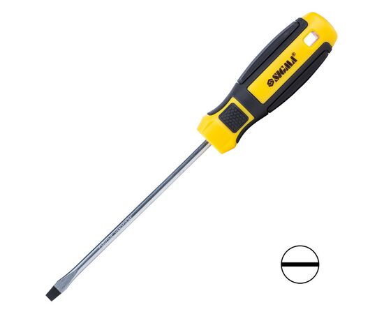 Викрутка Sigma шліцева SL 5.0x125мм CrV Mega (4009221)