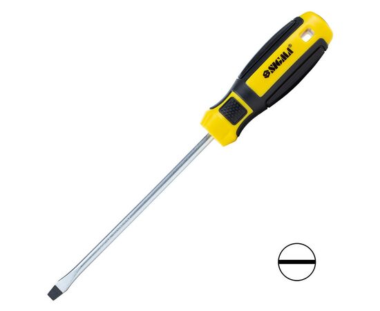 Отвертка Sigma шлицевая SL 6.0x150мм CrV Mega (4009271)