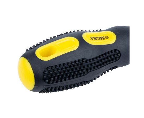 Отвертка Sigma шлицевая SL5.0x150мм CrV (4006371), изображение 3