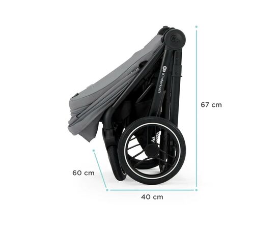 Коляска Kinderkraft 2 в 1 Nea Platinum Grey (KSNEA000GRY2000) (5902533919826), изображение 10 Коляска Kinderkraft 2 в 1 Nea Platinum Grey (KSNEA000GRY2000) (5902533919826), изображение 10