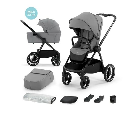Коляска Kinderkraft 2 в 1 Nea Platinum Grey (KSNEA000GRY2000) (5902533919826), изображение 12 Коляска Kinderkraft 2 в 1 Nea Platinum Grey (KSNEA000GRY2000) (5902533919826), изображение 12