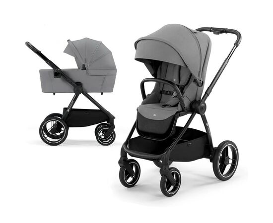Коляска Kinderkraft 2 в 1 Nea Platinum Grey (KSNEA000GRY2000) (5902533919826)