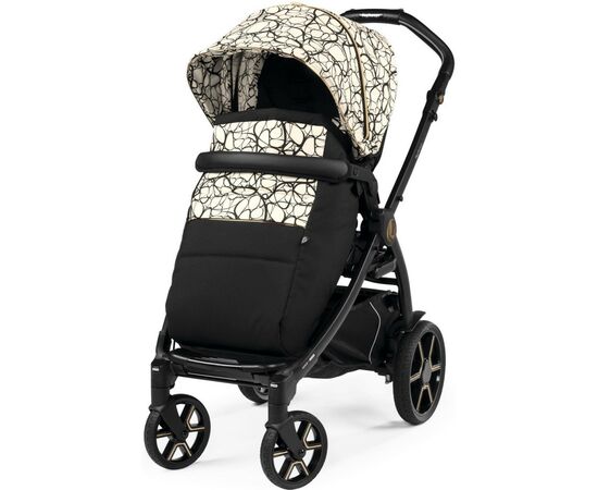 Коляска Peg-Perego 3 в 1 Book Grafic Gold Lounge Графическое золото (2000000130569) (PACK-BOOK31LG00002), изображение 3 Коляска Peg-Perego 3 в 1 Book Grafic Gold Lounge Графическое золото (2000000130569) (PACK-BOOK31LG00002), изображение 3