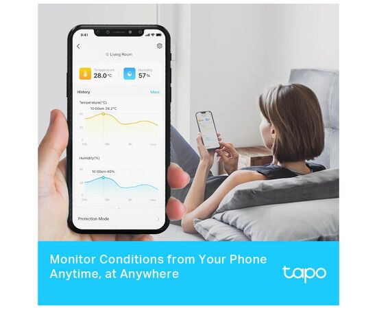 Датчик температури TP-Link TAPO-T315, зображення 3 Датчик температури TP-Link TAPO-T315, зображення 3