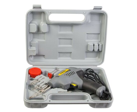 Паяльник электрический Sigma импульсный 250Вт, 3-режима с аксессуарами 6шт, кейс (2742071), изображение 7 Паяльник электрический Sigma импульсный 250Вт, 3-режима с аксессуарами 6шт, кейс (2742071), изображение 7